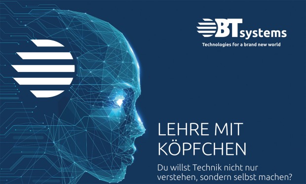 Futuristische grafische Darstellung eines Frauenkopfes | Credit: BT-Systems