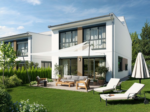 Modernes Wohnhaus in idyllischer Lage | Credit: Glorit Bausysteme