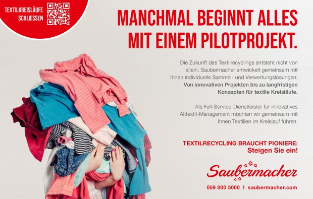 Recycling-Wäsche | Credit: Saubermacher