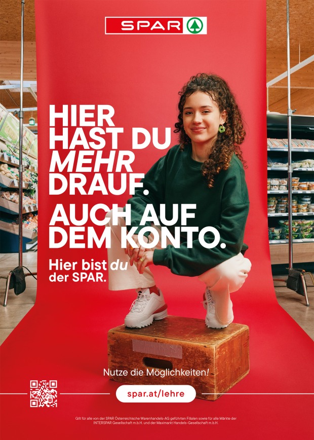 Weiblicher Lehrling posiert für Image-Foto | Credit: SPAR