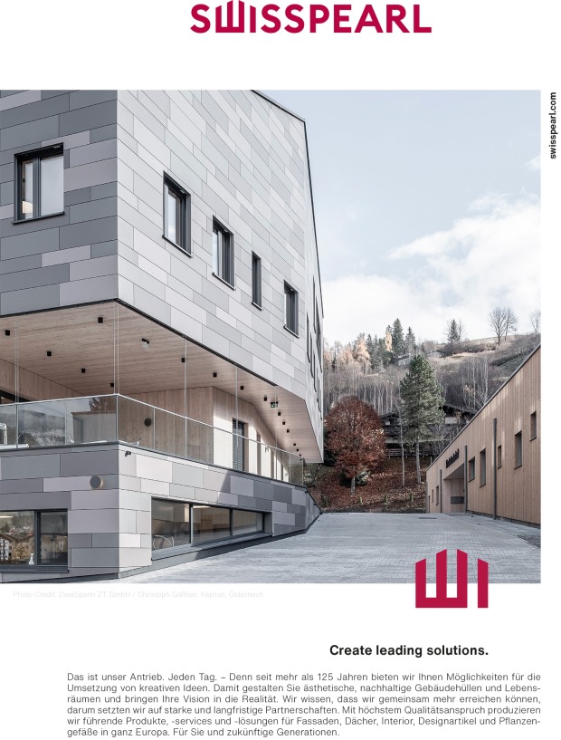 Modernes Gebäude | Credit: Swisspearl