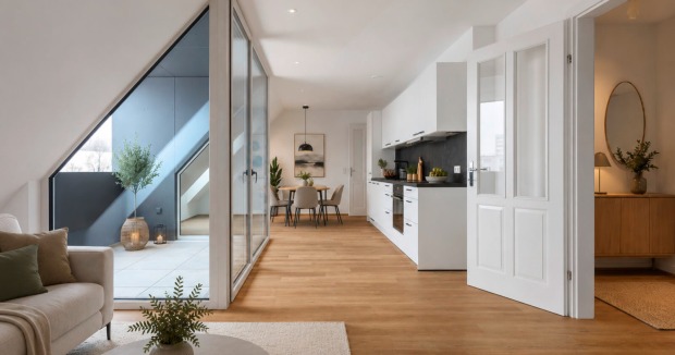Sommerfeld-Wohnprojekt mit großzügigen Grün- und Außenflächen