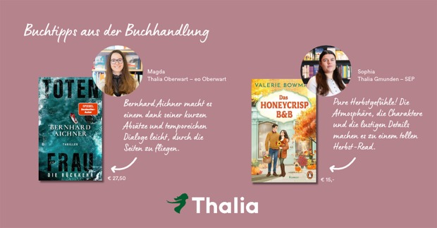 Buchverkäuferinnen empfehlen ihre Lieblingstitel | Credit: Thalia