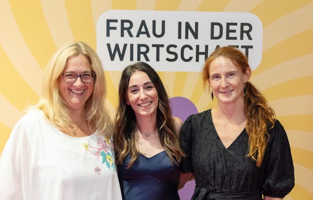 Das Team von Frau in der Wirtschaft Steiermark: Gabriele Hübler, Celina Dohr und Aida Hindinger | Credit: Klaus Morgenstern