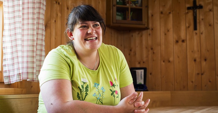 Sennerin und Molkereifachfrau Katharina Fechtig