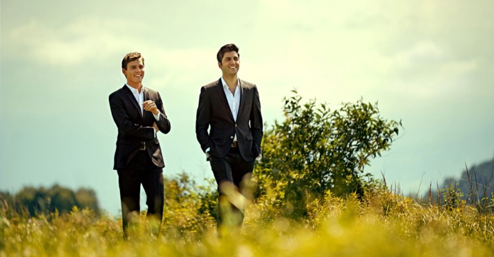 Aaron Pilsan und Kian Soltani