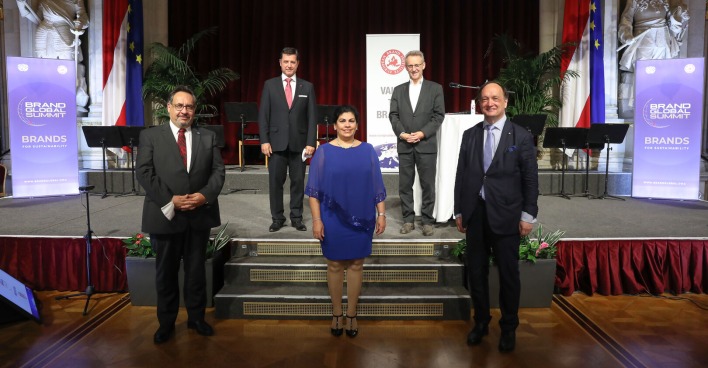 Gästeempfang bei der Gala