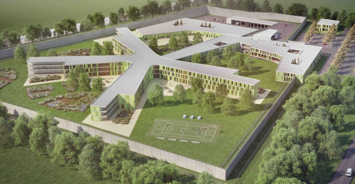 Sternförmiger Bau | Credit: Zinterl Architekten