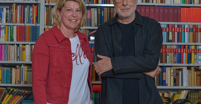Irene Alexowsky mit André Heller