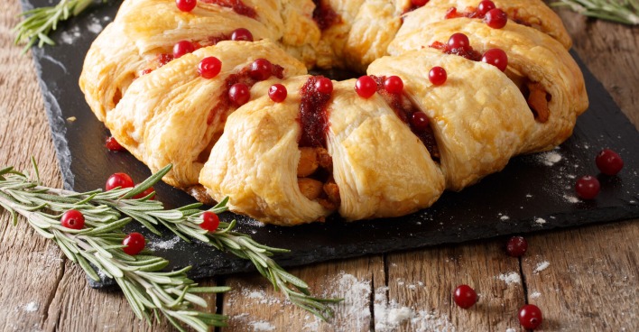 Ein Fleischkuchen als Festtagsessen