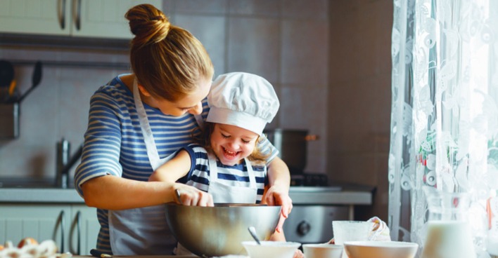Kuchenbacken mit Kindern
