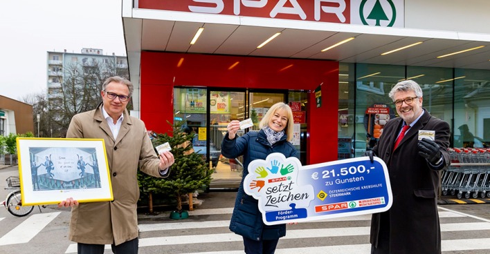Spendenübergabe an die Krebshilfe Steiermark