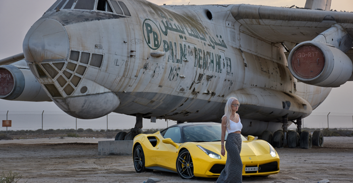 Supercar Blondie Ferrari 488 GTB | Credit: supercarblondie