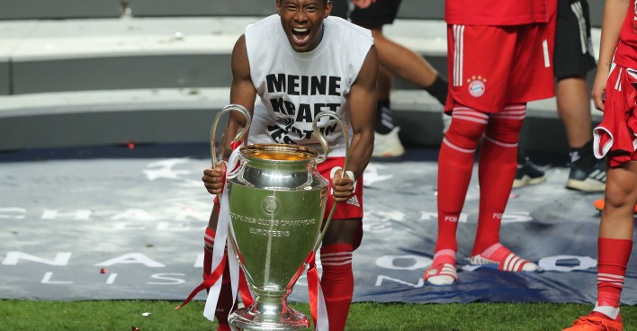 August 2020: David Alaba gewinnt die Champions League