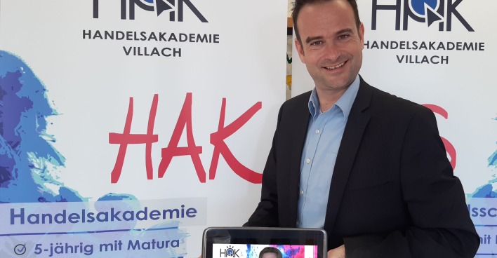 HAK Villach-Direktor Florian Buchmayr | Credit: HAK Villach
