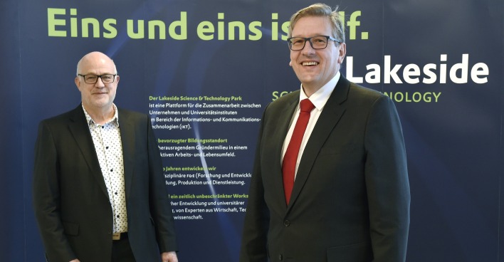 Hans Schönegger und Bernhard Lamprecht | Credit: Lakeside Park/fritzpress