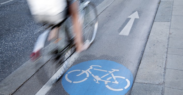 Fahrradweg in Graz