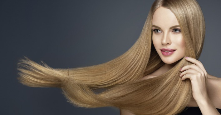 Schöne lange Haare