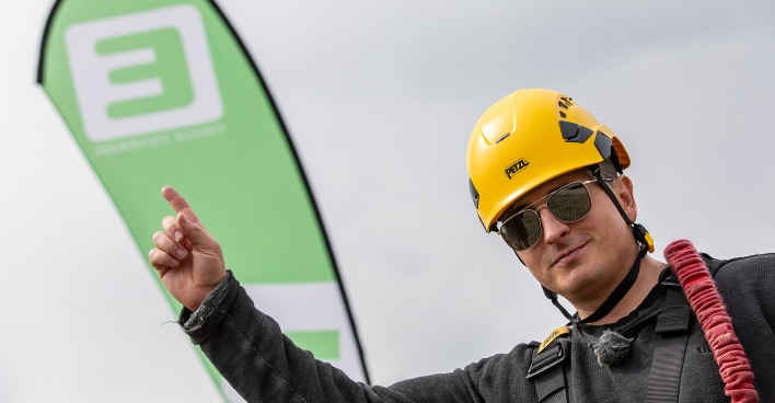 Andreas Gabalier zu Besuch am E-Campus