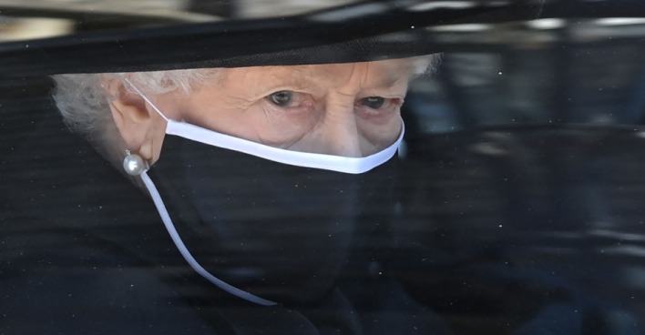 Die Queen beim Begräbnis von Prinz Philip | Credit: LEON NEAL / AFP / picturedesk.com
