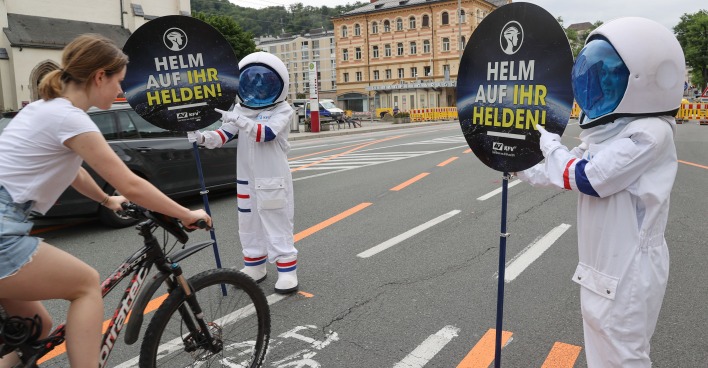 Astronauten sorgen für Sicherheit | Credit: KFV/APA-Fotoservice/Neumayr