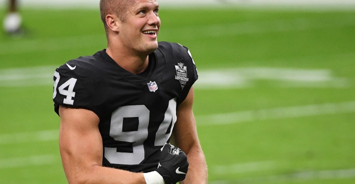 NFL-Profi Carl Nassib | Credit: ETHAN MILLER / AFP Getty / picturedesk.com