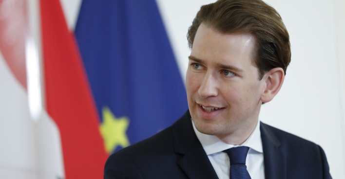 Porträt des Bundeskanzlers Kurz