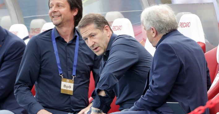 Peter Schöttel und Franco Foda | Credit: GEPA pictures/Walter Luger