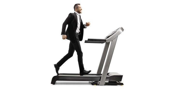 Manager am Laufband