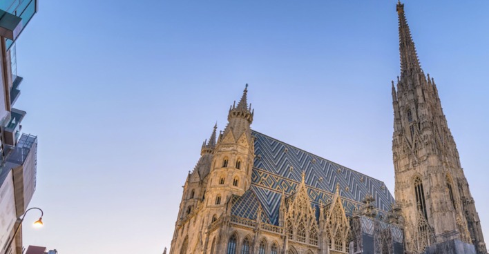 Blick vom Stephansplatz auf den Dom