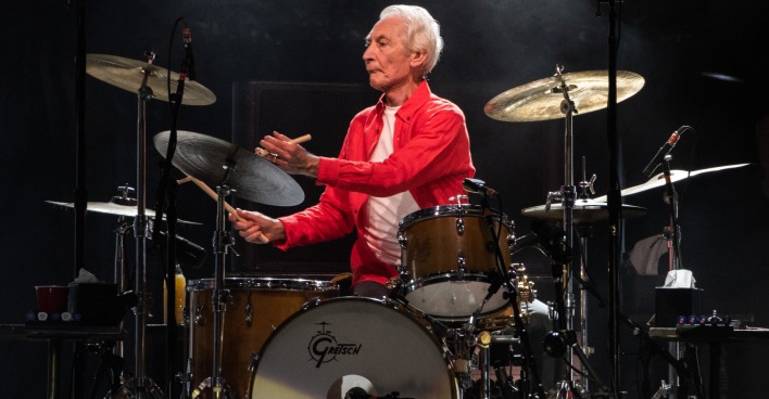 Charlie Watts, der Schlagzeuger der Rolling Stones