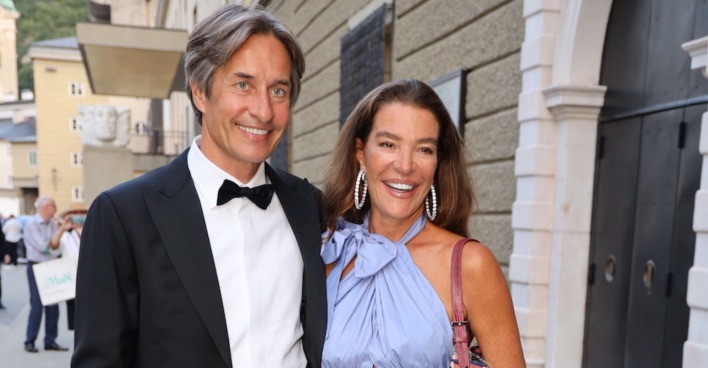 Fiona Swarovski und Karl Heinz Grasser
