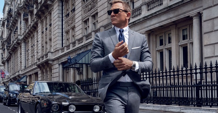 Daniel Craig als James Bond trägt eine Omega.