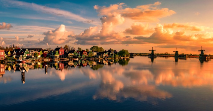 Herrlicher Blick auf Amsterdam bei Sonnenuntergang | Credit: iStock.com/undefined undefined