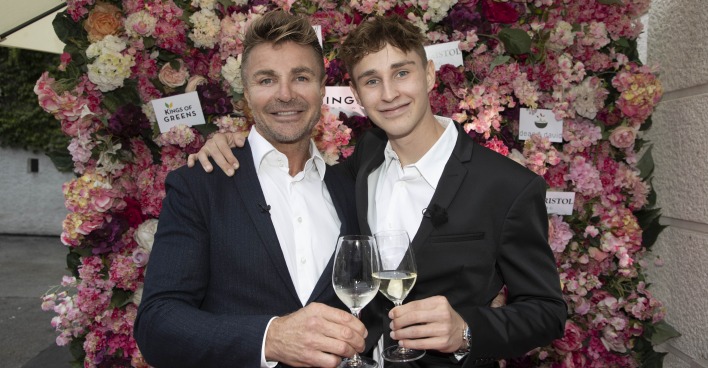Leo Hillinger und Sohn Jack | Credit: Andreas Kolarik