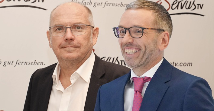 Ferdinand Wegscheider und Herbert Kickl