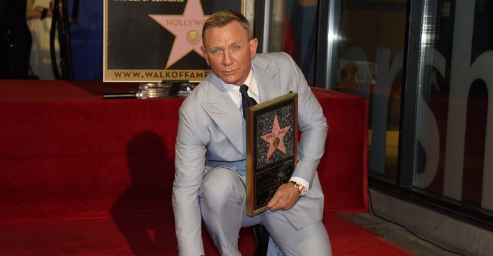 Daniel Craig mit seinem Stern am Walk of Fame