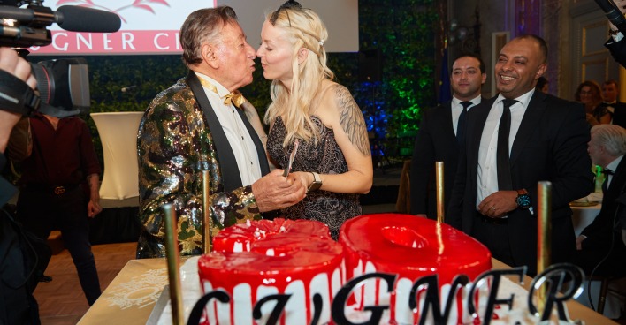 Richard Lugner und seine Simone