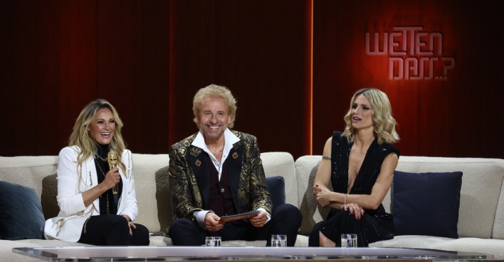 Helene Fischer, Thomas Gottschalk und Michelle Hunziker