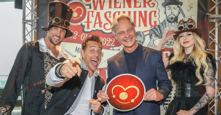 Bei der Programmpräsentation des Wiener Faschings. | Robin Consult/Lepsi