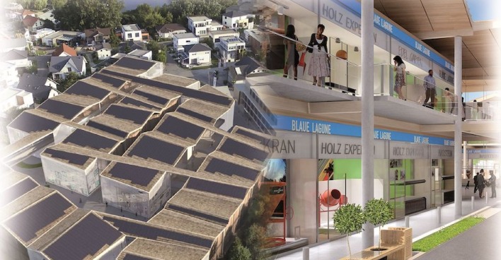 Das Bauzentrum in der Blauen Lagune in Vösendorf | Credit: Blaue Lagune