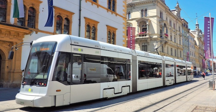 Straßenbahn in Graz