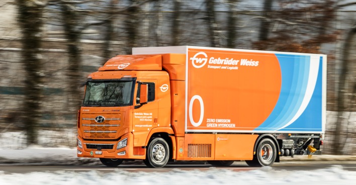 Logistik Gebrüder Weiss setzt ersten H2-betriebenen LKW in der Schweiz bereits ein
