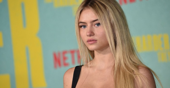 Leni Klum mit blonden Haaren