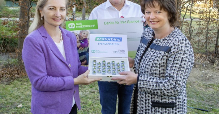Übergabe Ecoturbinos