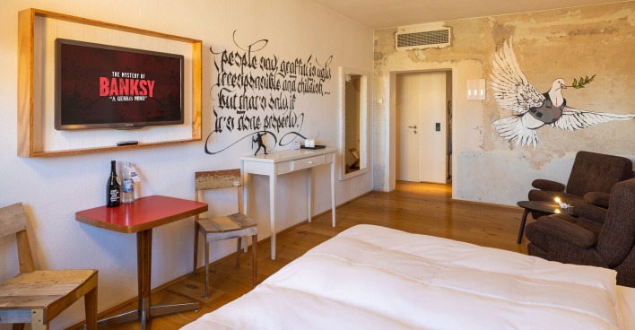 Das umgestaltete Hotelzimmer
