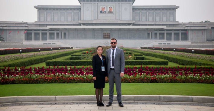 Shane Horan in Nordkorea | Credit: Rocky Road Travel