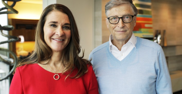 Melinda und Bill Gates
