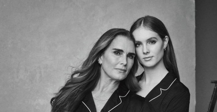 Brooke Shields modelt mit Tochter Grier