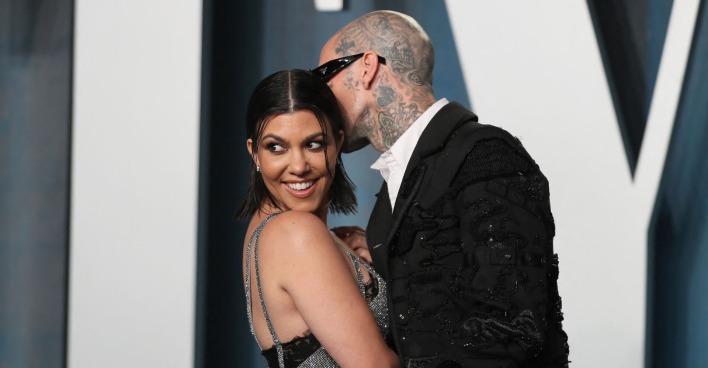 Kourtney Kardashian und Travis Barker